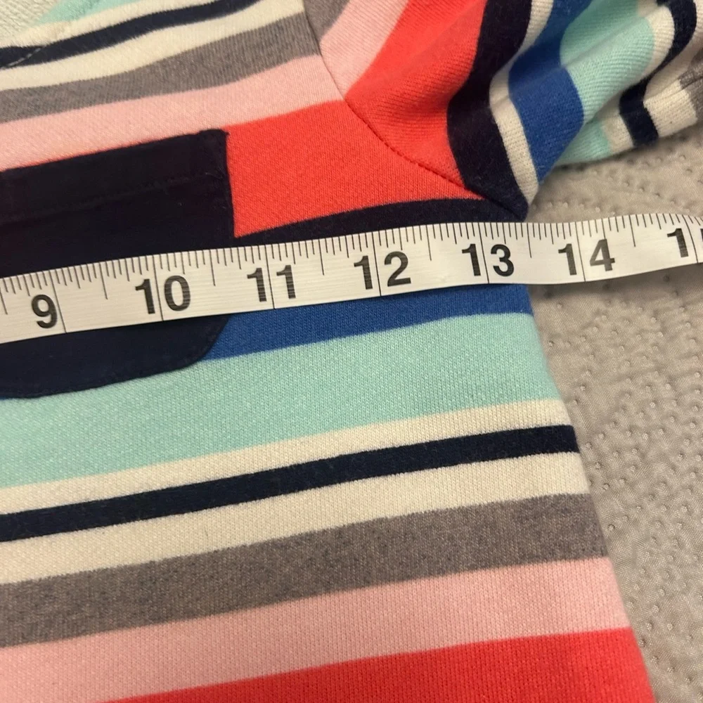 Gymboree striped sweatshirt A line dress. Vibrant pinks and blues. Size 5 Nice!